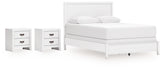 Binterglen Queen Panel Bed and 2 Nightstands